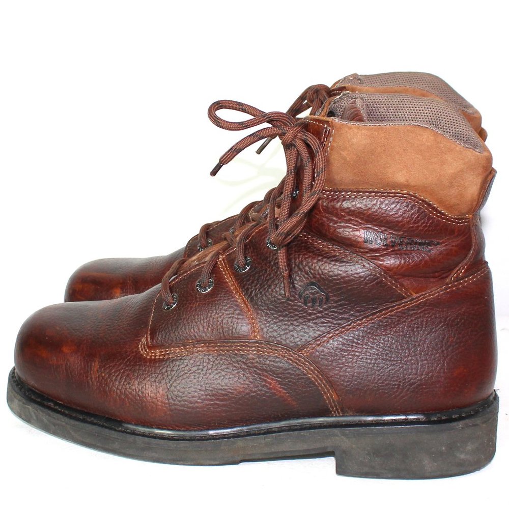 Wolverine Tremor 6" Steel Toe DuraShock Leather Work Boot Men's Sz 13 EW W04325